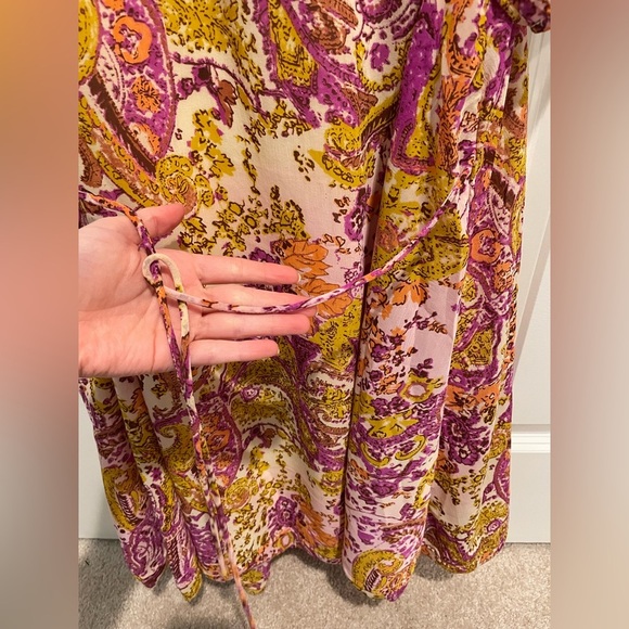 NWT Urban Outfitters Printed Babydoll Dress Size M - Picture 4 of 9